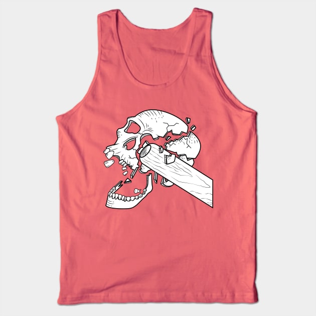 Cracking Skulls Tank Top by CuriosityCompany